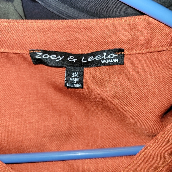 Used Orange rust color blouse - Picture 2 of 2